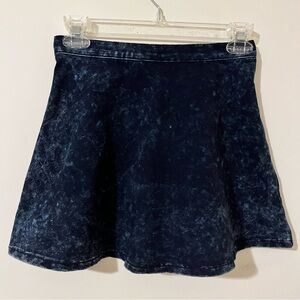 Vintage Y2k Forever 21 Acid Wash Denim Mini Skirt 24”Waist Stretch Western